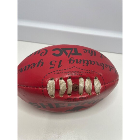 Sherrin Kangaroo Brand Synthetic AFL Football In Red 15th years of the TAC cup - Picture 2 of 7